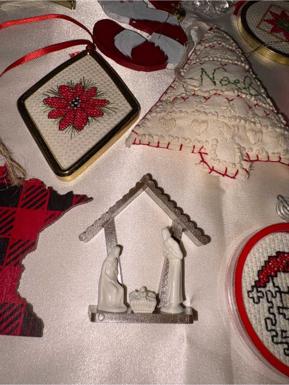 ✨VINTAGE BUNDLE✨ of Primarily Homemade Christmas Ornaments!😍🎄✨